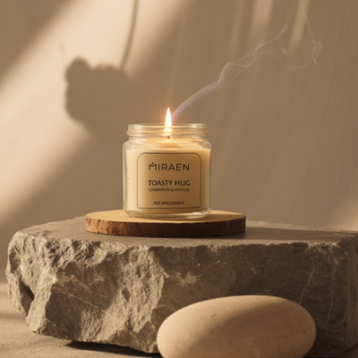 MIRAEN Toasty Hug Soy Wax Candle