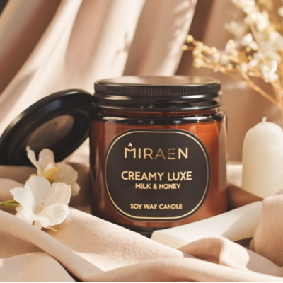 MIRAEN Creamy Luxe Soy Wax Candle