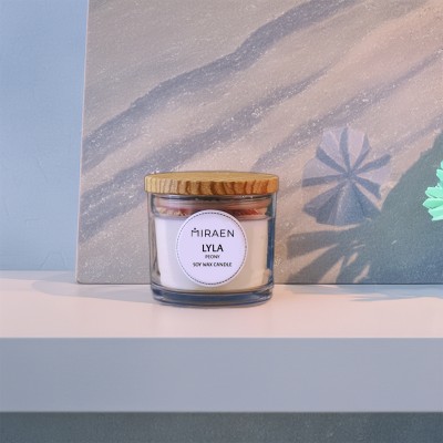 MIRAEN Lyla Peony Soy Wax Candle